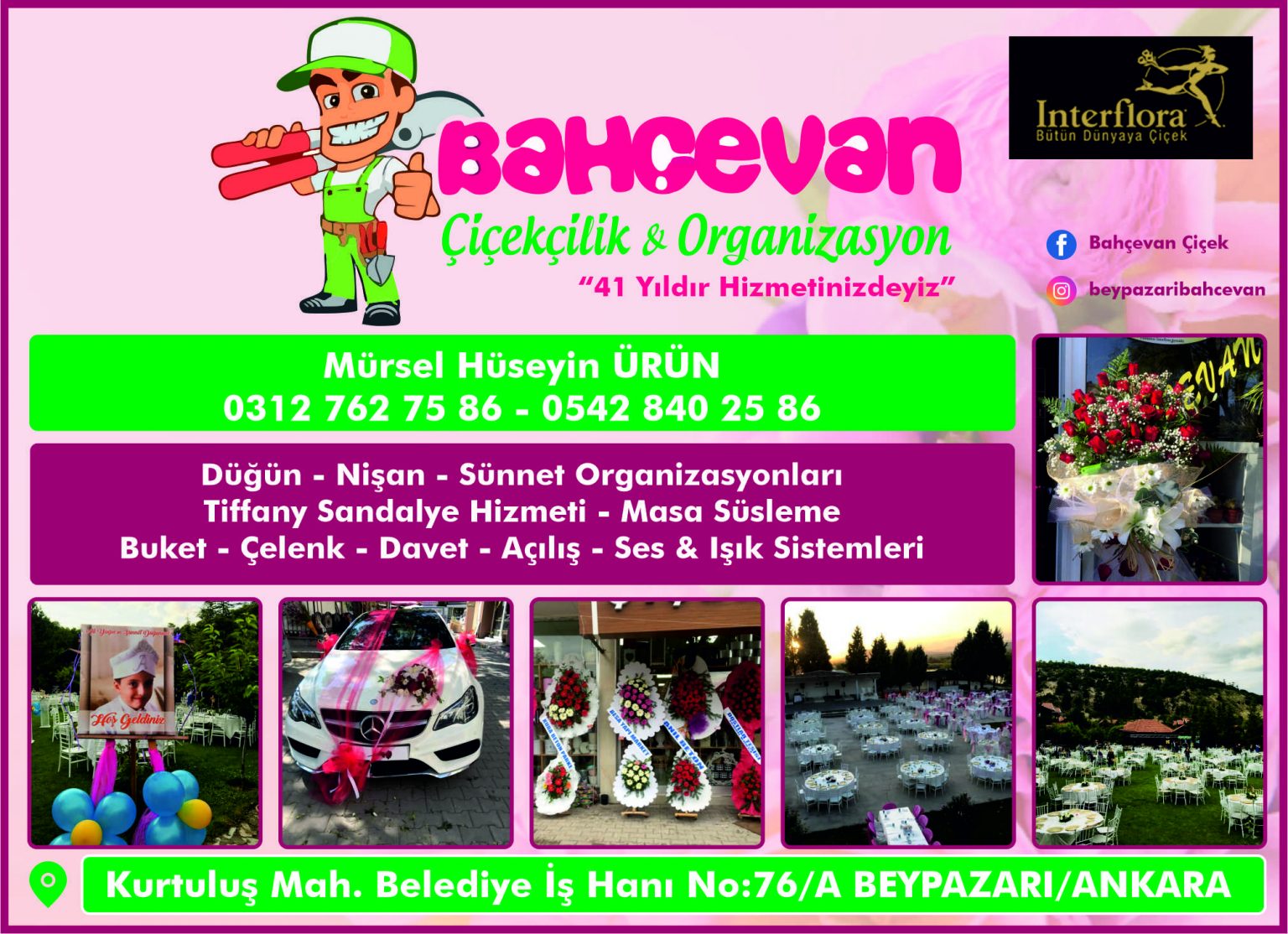 Bahçevan Çiçekçilik & Organizasyon